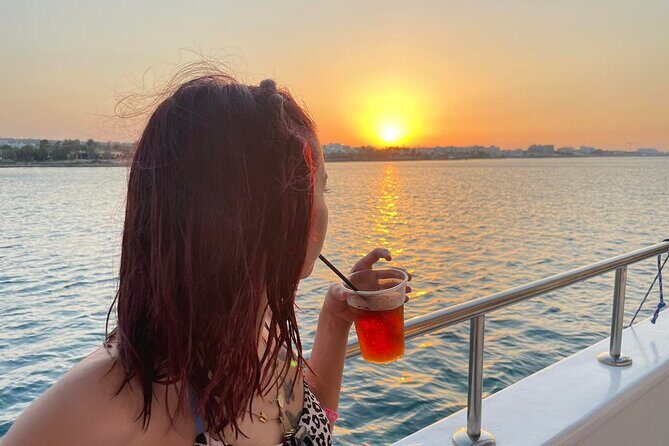 3-Hour Sunset Cruise from Protaras with Fruit & Champagne - A 4 pm Protaras sunset cruise with fruit and champagne
