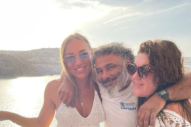3-Hour Sunset Cruise from Protaras with Fruit & Champagne - The 30-minute swim stop at Cape Cavo Greco (snorkeling gear included)