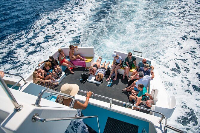 Akamas, Baths of Aphrodite and Blue Lagoon Day Tour from Paphos - Onboard details you’ll actually use: waterslide, shower, WiFi, and masks