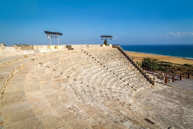 Ancient Kourion, Kolossi Castle, Omodos & Winery Tour from Paphos - Kourion’s Theatre: The Day Starts With a Staged-For-You Moment