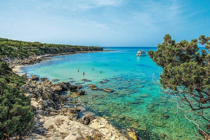 Baths of Aphrodite, Latchi and Blue Lagoon Cruise Tour - Entering the Aphrodite-area walk without the wrong expectations