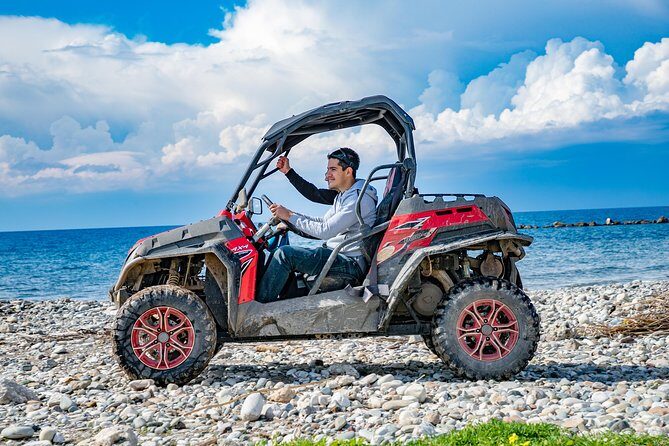 Beach & Off road Buggy Safari in Paphos - Riccos Beach and the Geroskipou tracks: the coastal off-road start