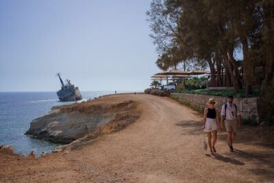 Blue Lagoon (Akamas) Bus & Boat Tour with Water Slide From Paphos - Manolis Bay and St. George: A “Coast Route” Between Swims
