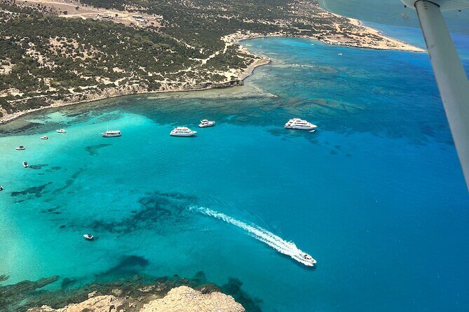 Blue Lagoon Latchi Pafos, boat trip with water slide F/D - Latchi to Blue Lagoon: the swim stop is the whole point