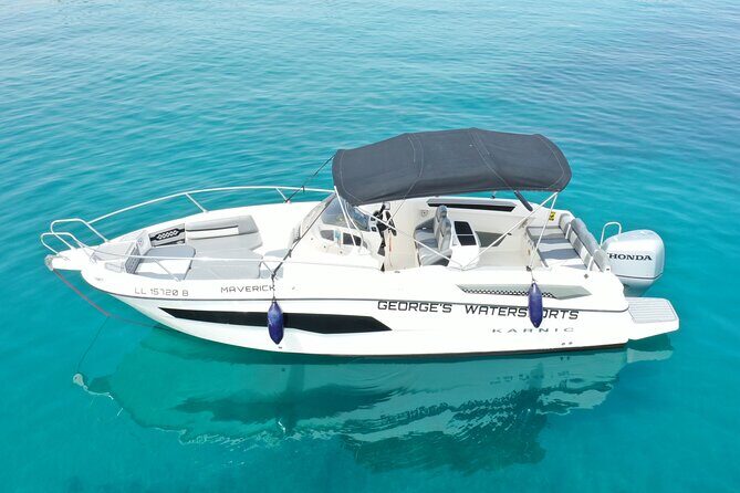 Exclusive line 225hp, self drive boat Karnic SL701 8.0m - Self-drive freedom from Latchi to the Akamas Peninsula