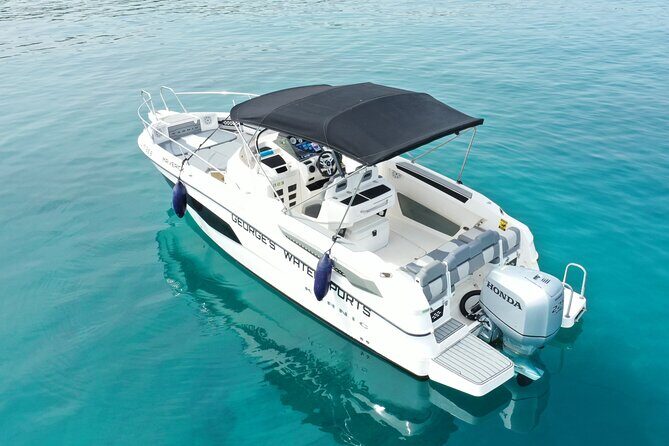 Exclusive line 225hp, self drive boat Karnic SL701 8.0m - Who should book this boat hire (and who should think twice)