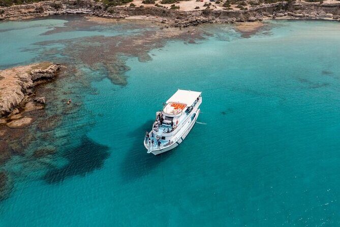 From Paphos: Blue Lagoon Cruise With Water Slide - Blue Lagoon II on the Akamas coast: scenery with real breathing room