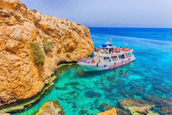 From Protaras: Turtle Cove & Blue Lagoon Cruise - Entering The Protaras-Coast Cruise Plan