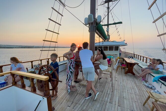 Golden Hour Sunset Cruise in Cyprus - Fig Tree Bay buffet dinner plus fireworks: the main night payoff