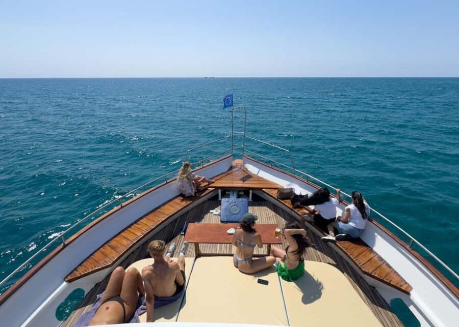 Larnaca: Glass-Bottom Boat Cruise with Fishing and BBQ Lunch - Zenobia shipwreck: glass-bottom viewing plus snorkel time