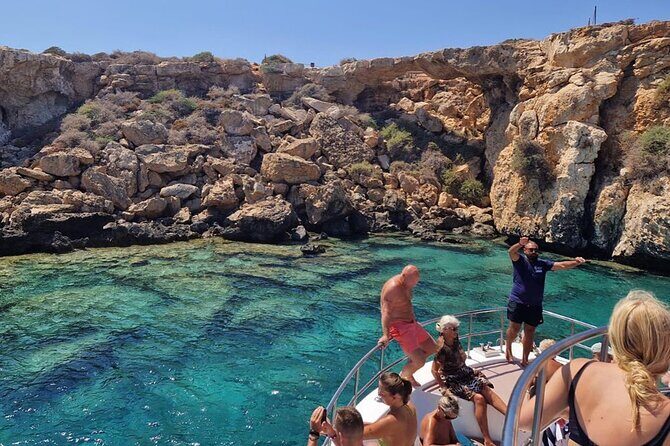 Medusa Cruises: 4-Hour Turtle Chill-Out Cruise / Lunch – Protaras - Cape Greco’s natural features: Cyclops Cave, Lovers’ Bridge, and the lighthouse at Cyprus’s east edge