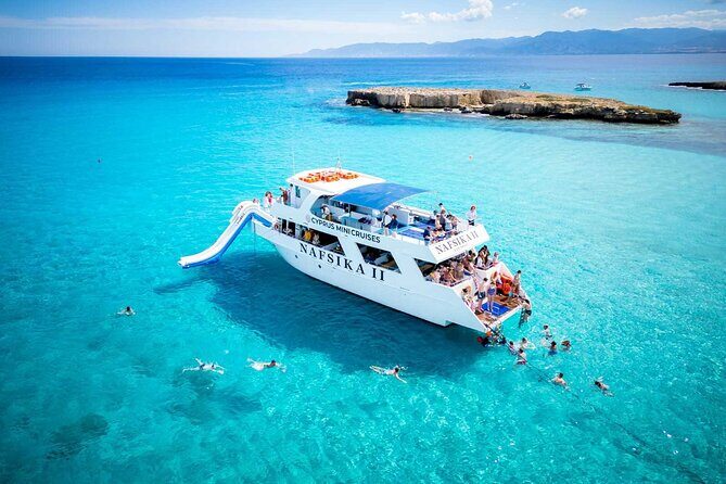 Nafsika II Half Day Cruise Swimming to blue lagoon water slide - Latchi Harbor to Blue Lagoon: a simple 2.5-hour rhythm