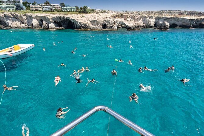 Odyssey Boat Safari from Larnaca - Stop 2: swimming and snorkeling time built around short windows