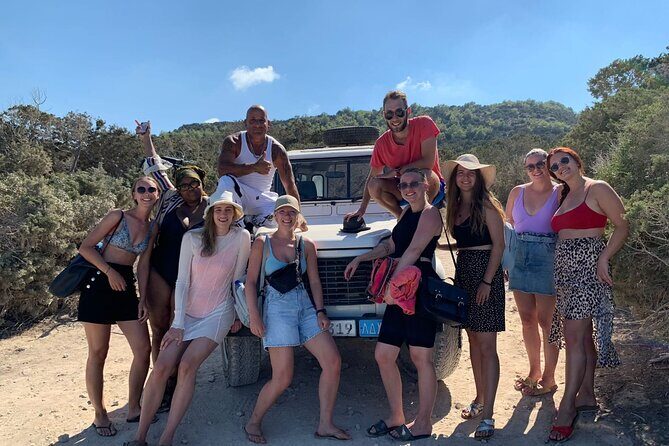 Paphos: Akamas Gorge & Turtle Bay & Donkey Farm Jeep Safari Tour - Sea Caves: your first real photo hit off the Cypriot coast
