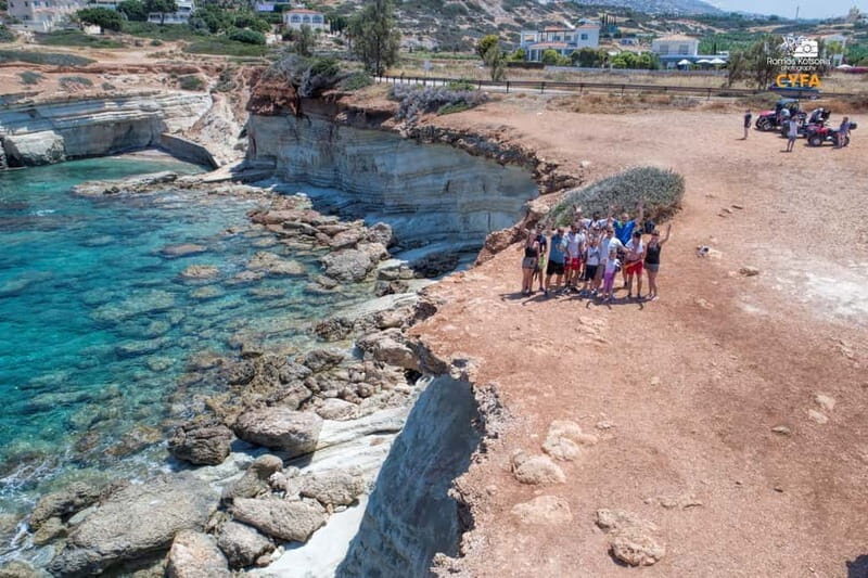 Paphos: Buggy Tour Akamas incl and Adonis Falls - The mountain-edge restaurant break: simple time to refuel