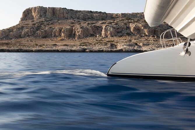 Relaxing Adults-only Blue Lagoon Catamaran Trip from Protaras - Stop-by-stop: what to do at each swim moment