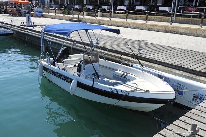 Self-drive Amathunta Private Speedboat to Blue Lagoon, Caves etc - Latchi to Akamas: the appeal of a self-drive speedboat