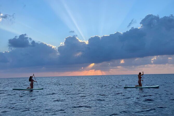 Sunrise SUP at Protaras, Green Bay - Paddling the coastline: how the hour and a half is paced