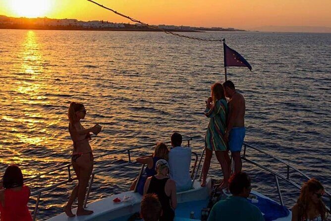 Sunset Boat Trip to Cape Greco and Blue Lagoon - Protaras pier start: where the light and photos begin