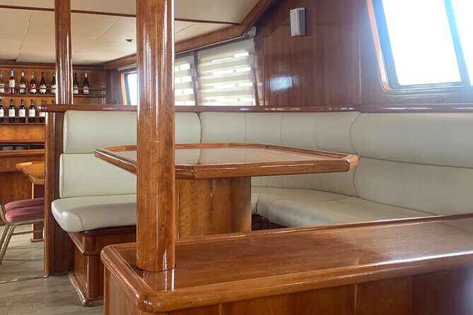 SUNSET LUXURY YACHT Protaras - HUGE slide - BBQ - 1 free drink - Stop-by-stop: Agioi Anargyroi Chapel, Fig Tree Bay, Konnos Bay, and Cape Greco Park