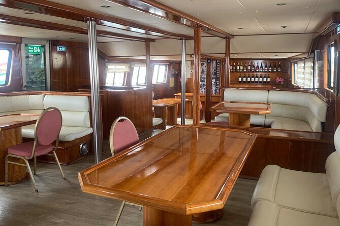 SUNSET LUXURY YACHT Protaras - HUGE slide - BBQ - 1 free drink - Food and drinks: BBQ dinner plus a start-with-a-free-drink plan