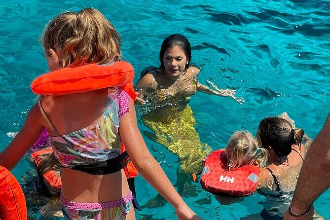 The Mermaid Cruise by Medusa Cruises – 2:30-Hour Family Adventure - Fig Tree Bay and Agioi Anargyroi Chapel: scenic hits without a walking tour