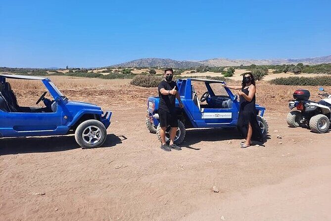 Ultimate Buggy Jeep Off Road Tour Akamas & Blue Lagoon Cruise! - Stop: Lara Bay Turtle Conservation Station swim time