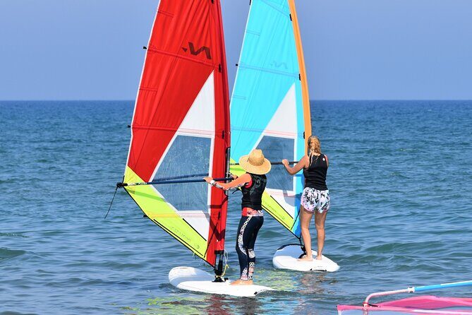 Windsurfing Lesson in Cyprus - Gear included: why it’s such a big value for a first lesson