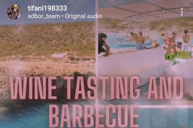 Wine tasting on-board the Demetris Chara BBQboat BlueLagoon tours - Blue Lagoon stop for 2 hours 30 minutes: swimming time that actually matters
